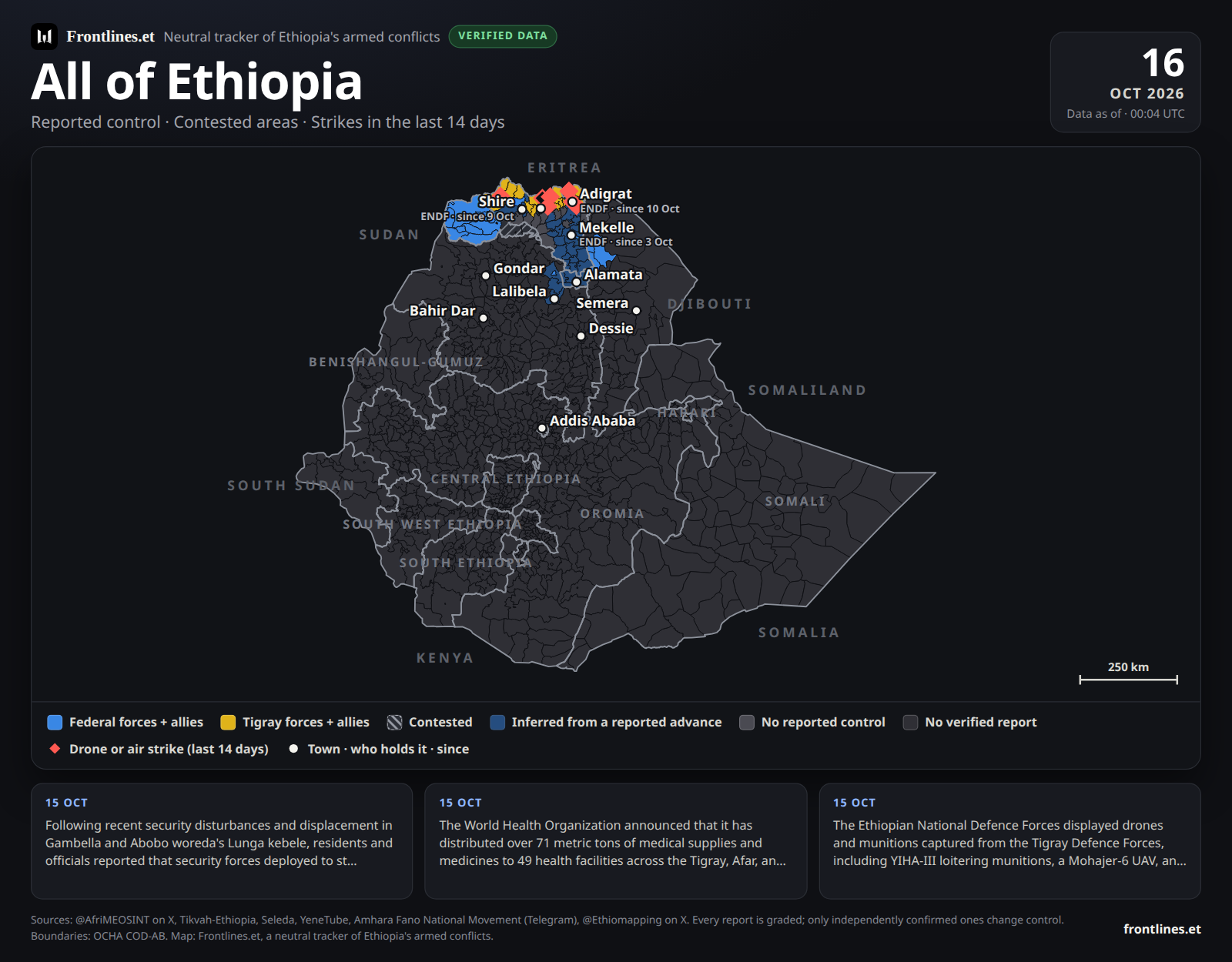 Map: ethiopia